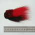 Handmade Bucktail FLYADAMS Pike Lure 10g 10cm Red - Black – Inspired by Miuras Mouse Style